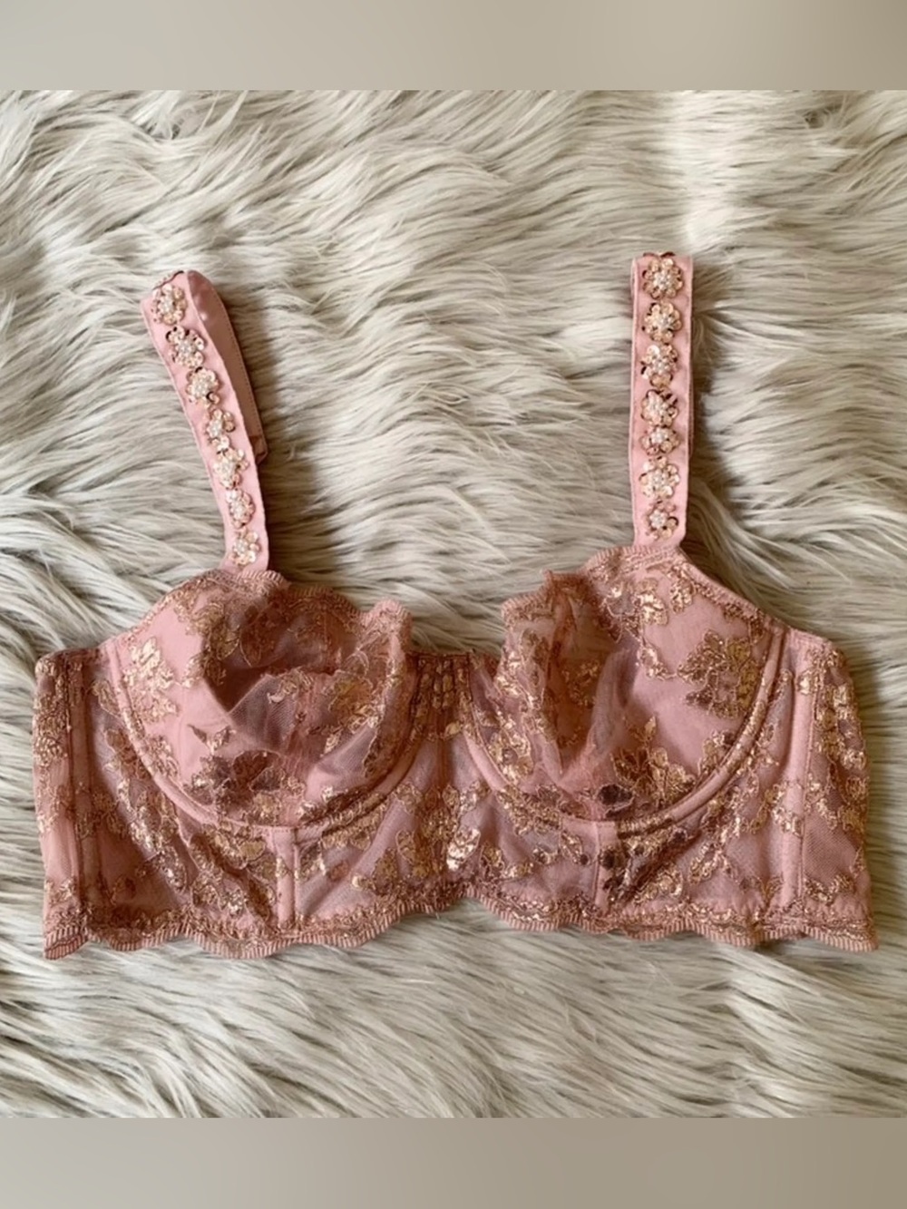 Victoria’s Secret Dream Angels Push Up Without Padding Beaded Bralette